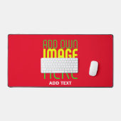 MODÈLE DE TEXTE D'IMAGE ROUGE SIMPLE MODERNE (Clavier et souris)