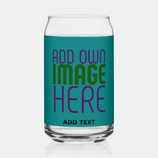 MODÈLE DE TEXTE D'IMAGE VERTE TURQUOISE MODERNE (Recto)