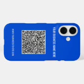 Modèle de texte et de coque iphone couleur QR pers (Verso (horizontal))