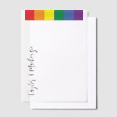Modèle de texte Mariage Rainbow Gay (Compenser)