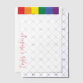Modèle de texte Mariage Rainbow Gay (Décalage (Invitation))