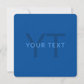 Modèle de texte modifiable pour nom monogrammé etc (Devant)