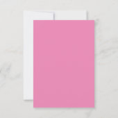 Modèle de texte personnalisable rose (Dos)
