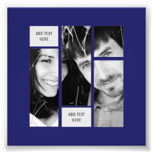 MODÈLE de texte photo NAVY - Transfert à n'importe