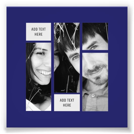 MODÈLE de texte photo NAVY - Transfert à n'importe (Devant)