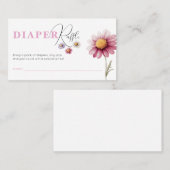 Modèle  de ticket de rabat de baby shower (Devant / Derrière)