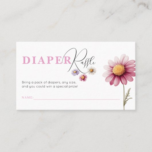 Modèle  de ticket de rabat de baby shower (Devant)