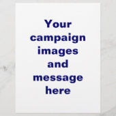 Modèle de tract de campagne électorale (Dos)
