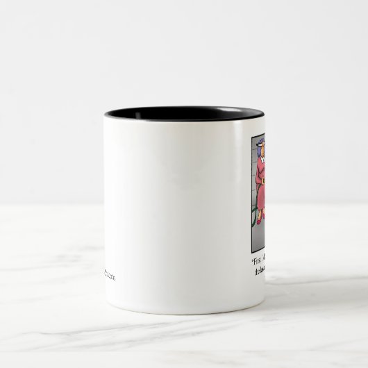 Modèle de train amusant Humour café Mug (Centre)