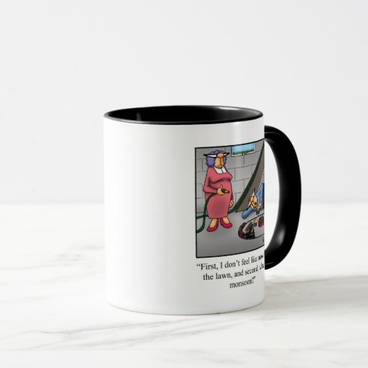 Modèle de train Humour de café Mug (Devant droit)