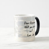 modèle de transformation de la mug par message sec (Devant droit)