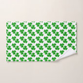 modèle de trèfle de printemps irlandais trèfle (Serviette à main)