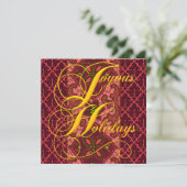 Modèle de vacances joyeuses (Debout devant)