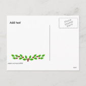 Modèle de vacances personnalisable (Dos)