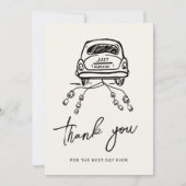 Modèle de voiture Mariage tendance dessiné à la ma (Devant)