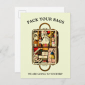 Modèle de voyage vintage (Devant / Derrière)