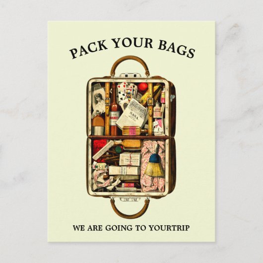 Modèle de voyage vintage (Devant)