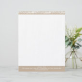 Modèle D'en-tête De Lettre Brick fixe (Debout devant)