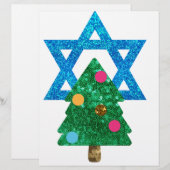 Modèle D'en-tête De Lettre christmukkah hanoukka (Devant / Derrière)