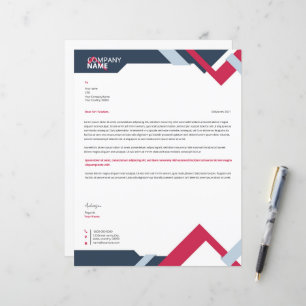Modèle d'en-tête de lettre commerciale