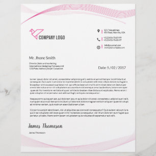 Modèle d'en-tête de lettre d'affaires
