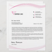 Modèle d'en-tête de lettre d'affaires (Devant / Derrière)