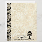 Modèle d'en-tête de lettre de Contemporary Bakery (Devant / Derrière)