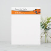 Modèle D'en-tête De Lettre Détail du véhicule (Debout devant)