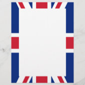 Modèle D'en-tête De Lettre Drapeau du Royaume-Uni (Devant)