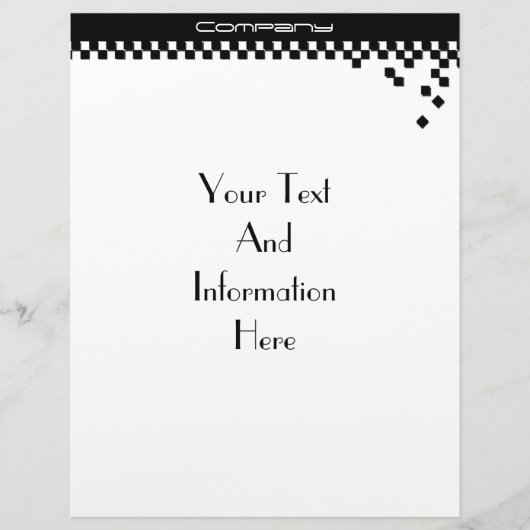 Modèle D'en-tête De Lettre En-tête professionnelle classique (Devant)