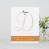 Modèle D'en-tête De Lettre en-têtes monogrammes (Debout devant)