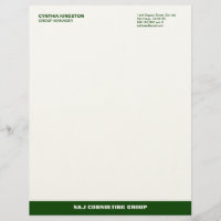 Entreprise professionnelle Green stripe ecru