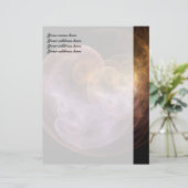 Modèle D'en-tête De Lettre Fleurs de l'espace (Debout devant)