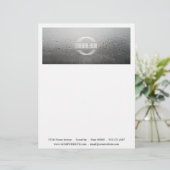 Modèle D'en-tête De Lettre flou éthéré (Debout devant)