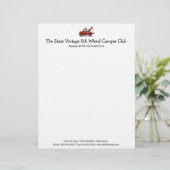 Modèle D'en-tête De Lettre Naufrageur mignon de dépanneuse (Debout devant)