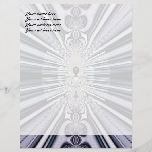 Modèle D'en-tête De Lettre Purple World (Devant)