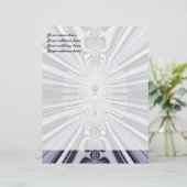 Modèle D'en-tête De Lettre Purple World (Debout devant)