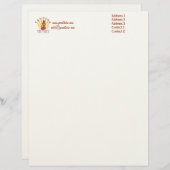 Modèle D'en-tête De Lettre Studio de bronzage - En-tête (Devant / Derrière)