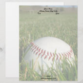 Modèle D'en-tête De Lettre Tête de lettre de baseball (Devant / Derrière)