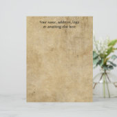 Modèle D'en-tête De Lettre Texture de parchemin (Debout devant)