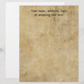 Modèle D'en-tête De Lettre Texture de parchemin (Devant / Derrière)