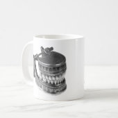 Modèle dentaire antique Horreur Oddee Mug (Devant gauche)