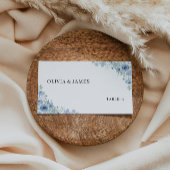 Modèle des cartes de Mariage bleu