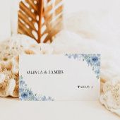 Modèle des cartes de Mariage bleu