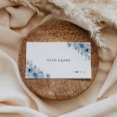 Modèle des cartes de Mariage bleu