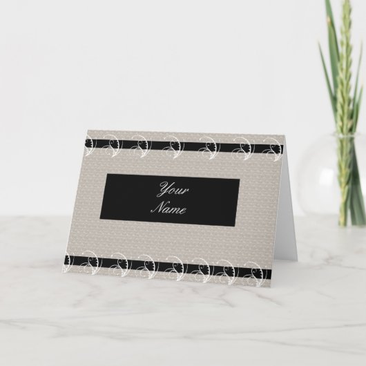 modèle des cartes de note (Devant)