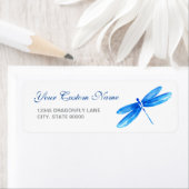 Modèle des étiquettes d'adresse de retour de libel (En situation)