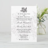 Modèle des invitations de mariage (Debout devant)