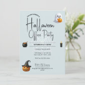 Modèle des invitations et des invitations Hallowee (Debout devant)