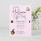 Modèle des invitations et des invitations Hallowee (Debout devant)